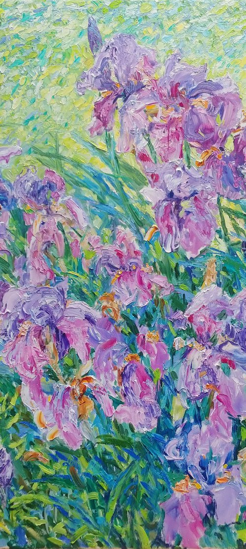 Irises in the light of the wind. by Svitlana Gunchenko
