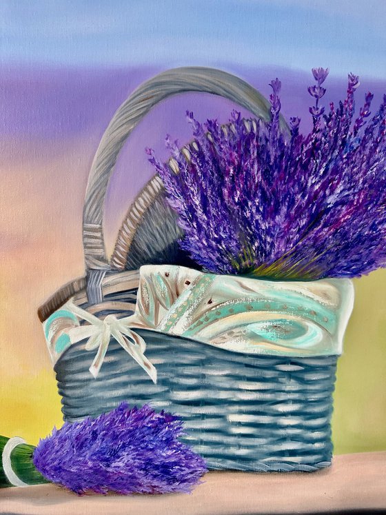 Lavender Basket