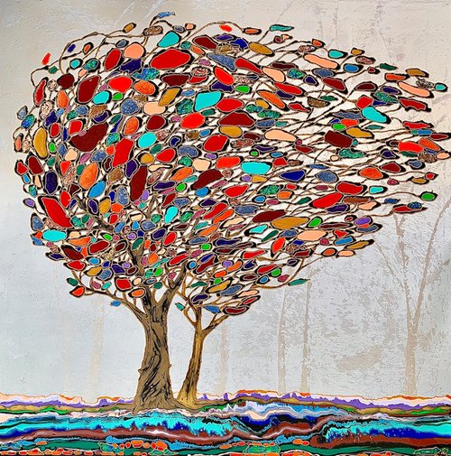 Mosaic tree by Inna Deriy