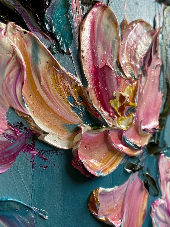 Magnolia on Grey III