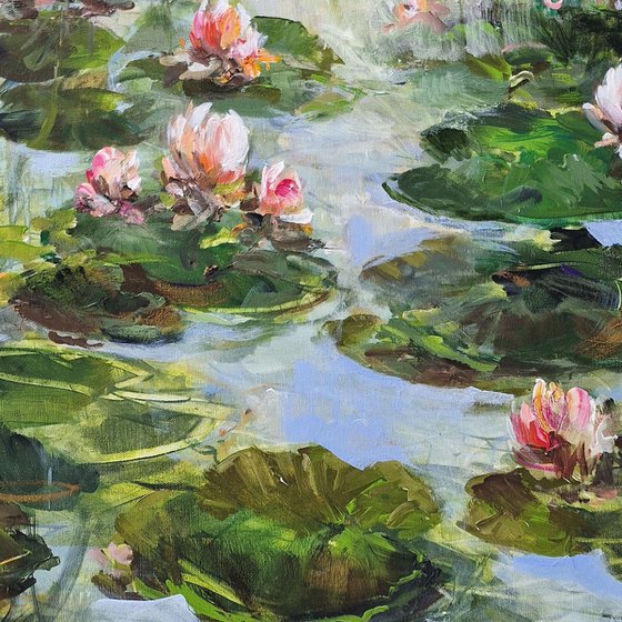 Pond with Water Lilies