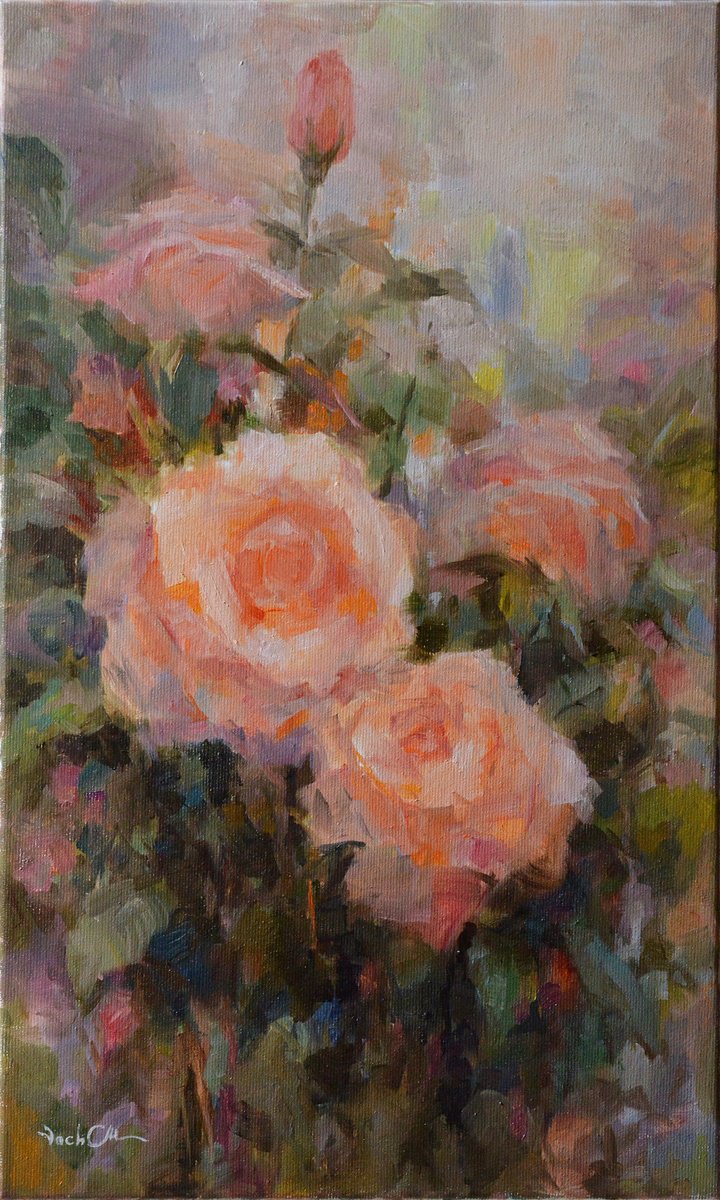 Roses #7 By Vachagan Manukyan, 12 X 20, Artwork For Sale On Artfinder