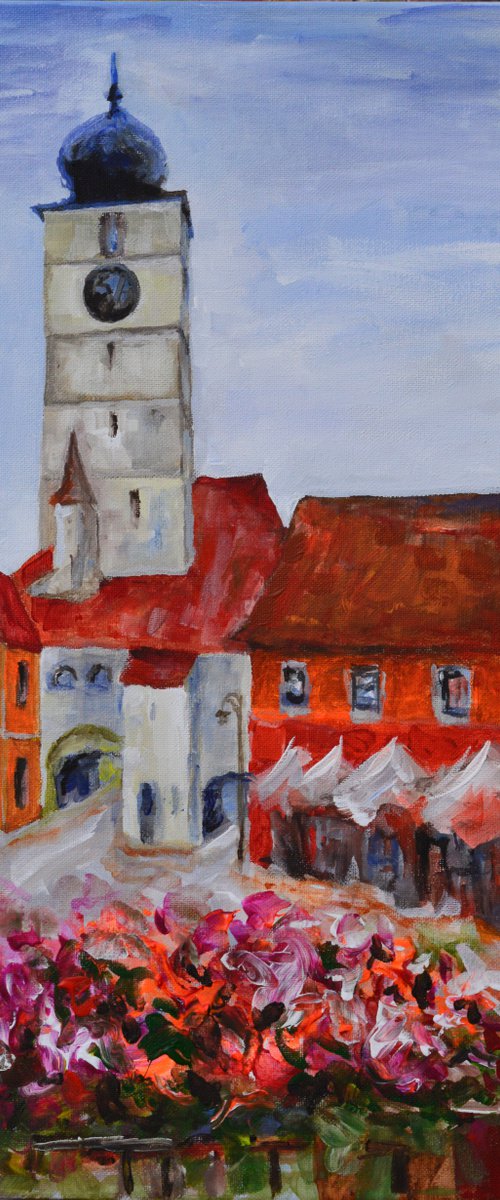 Sibiu- The Council Tower by Mihaela Ionescu