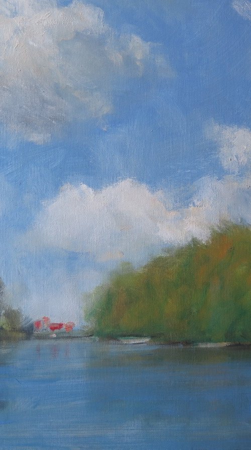 The Ouse near York by Malcolm Ludvigsen