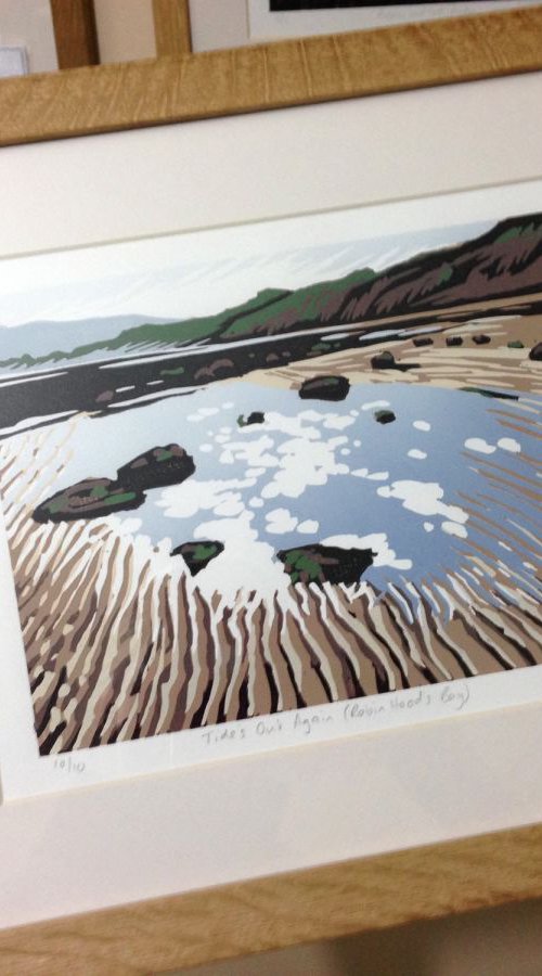 Tide's Out Again (Robin Hood's Bay), framed by Alexandra Buckle