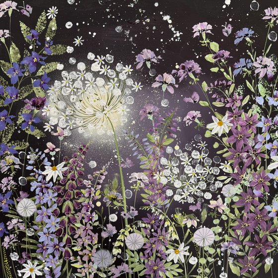 Purple blooms