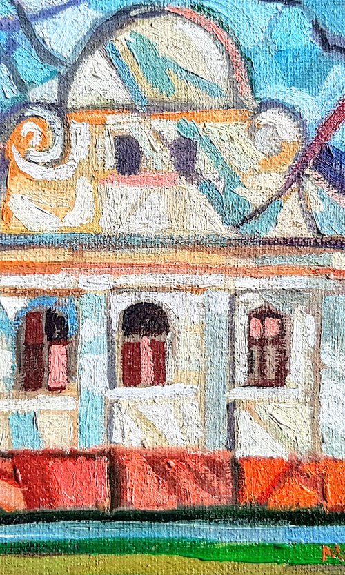 Old house,  miniature, 2022 by Maja Đokić Mihajlović