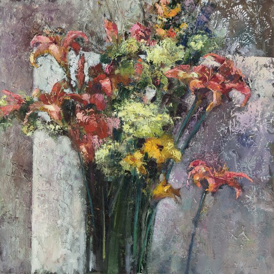 Romantic bouquet of flowers