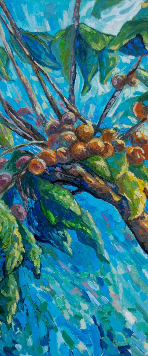 The Branch of Wild Persimmons by Lilit Vardanyan