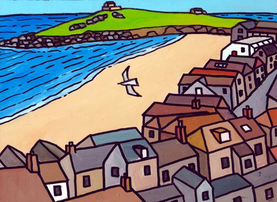 "View from the Tate Gallery, St Ives"