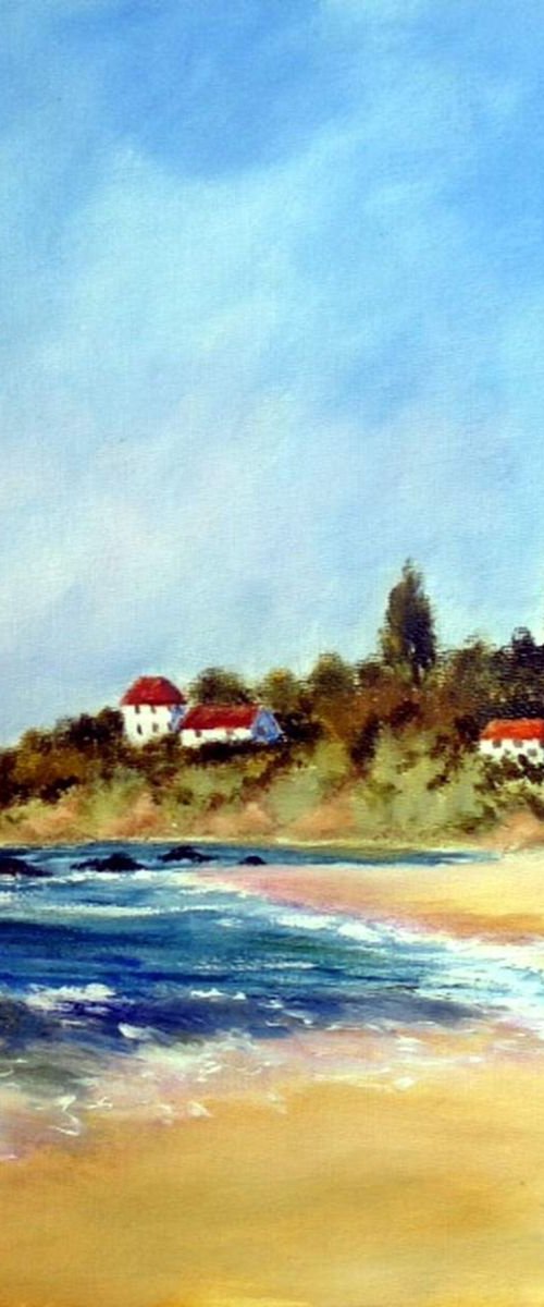 A BEACH IN FRANCE by BARBARA  HARLOW
