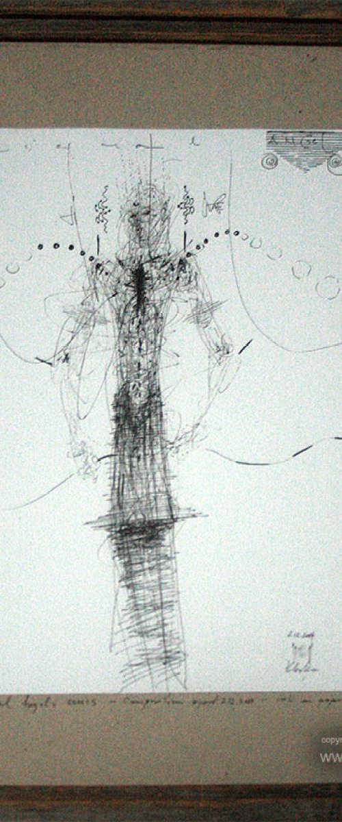 Signal Angels series, composition signed 7 december 2014 by Kloska Ovidiu