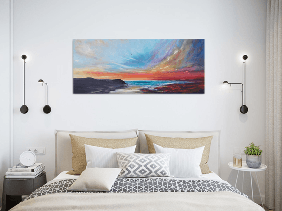 Summer Rhythms - seascape, emotional, panoramic