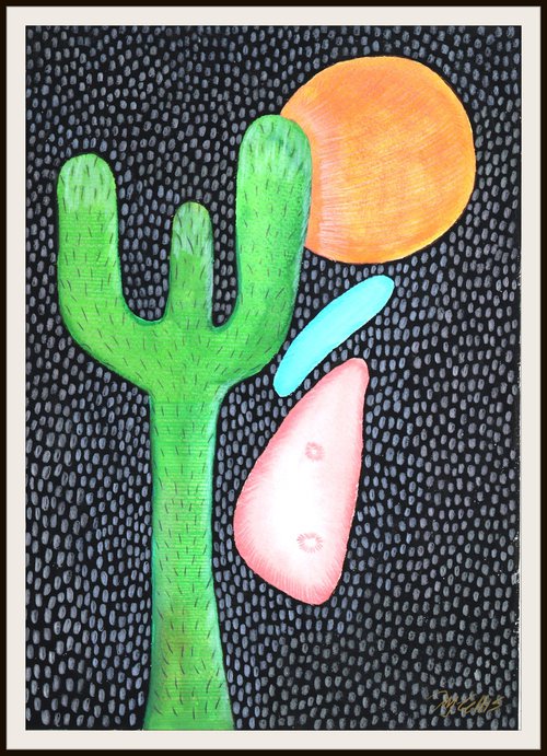 Cactus Night by Mariann Johansen-Ellis