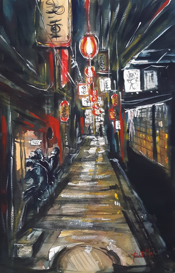 old street in tokyo