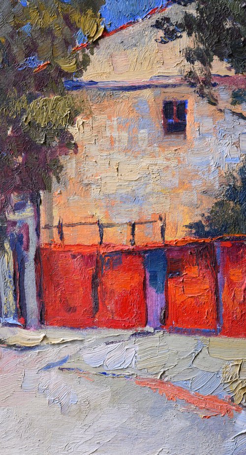 Red Gate on the Old Street by Suren Nersisyan