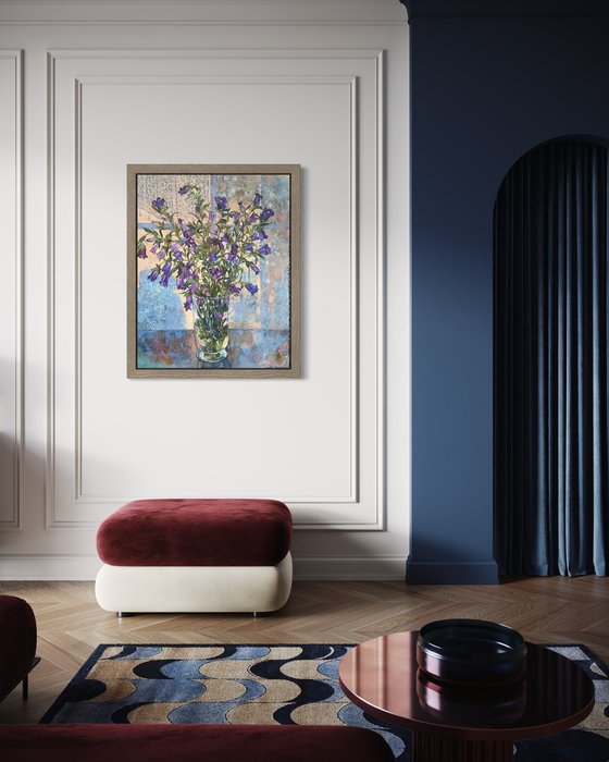 Bouquet of bellflowers