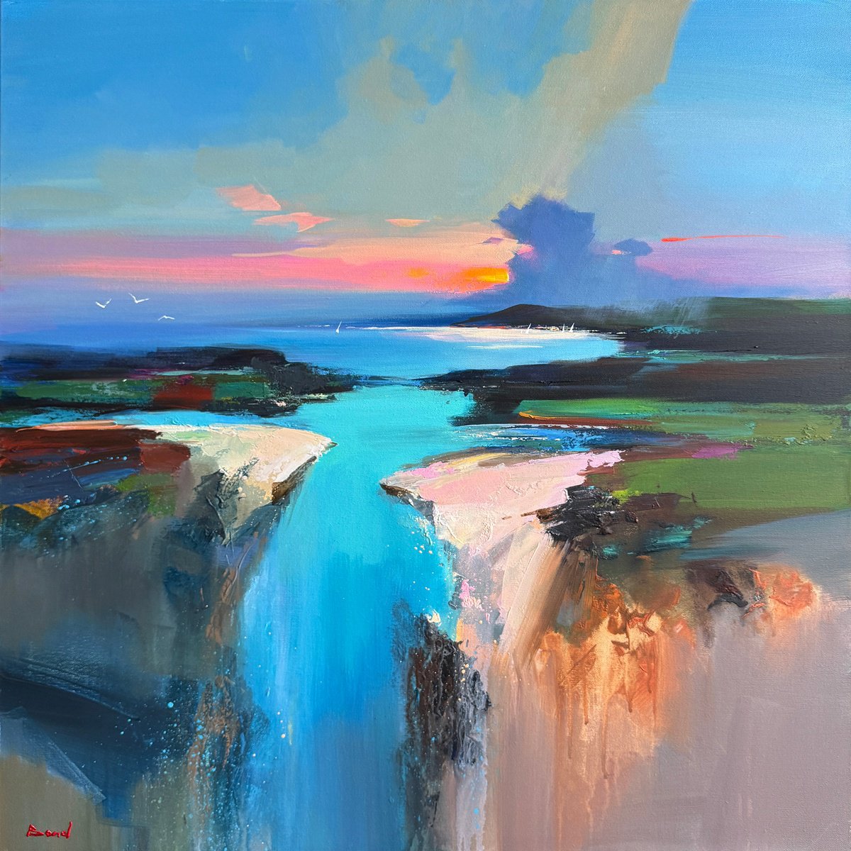 Where The Dream Begins By Tetiana Bond, 31 X 31, Artwork For Sale On Artfinder