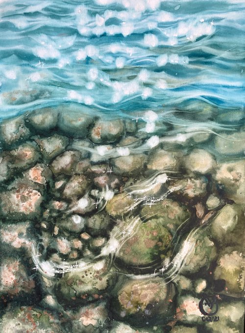 Underwater Stones by Valeria Golovenkina