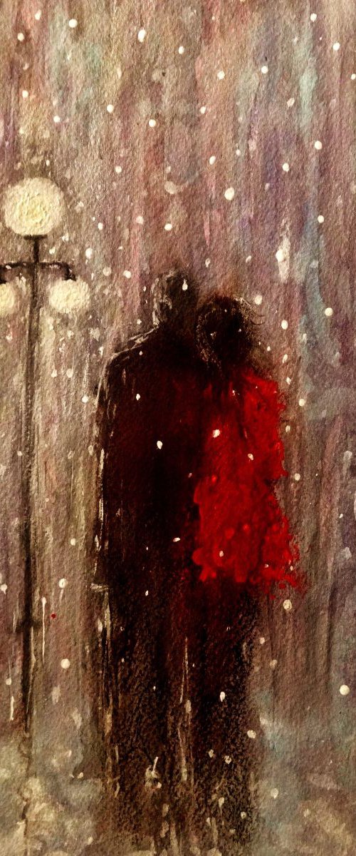 Me, You and a magical Winter night.. by Cristina Mihailescu