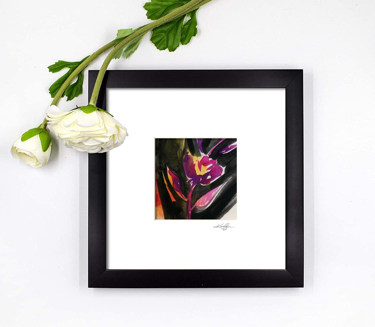 Tulip Dream 2 - Floral Abstract Painting by Kathy Morton Stanion by Kathy Morton Stanion