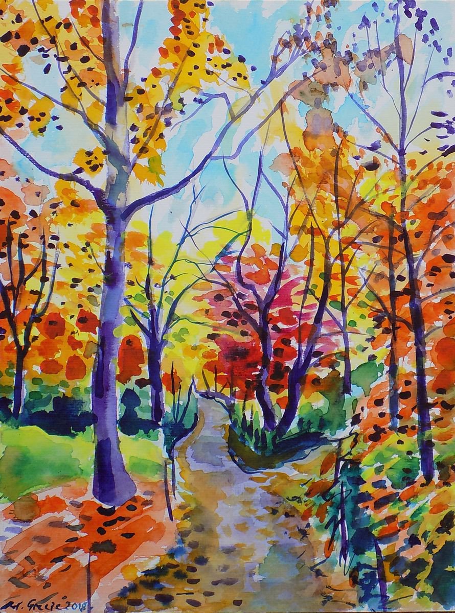 Autumn path IV by Maja Grecic