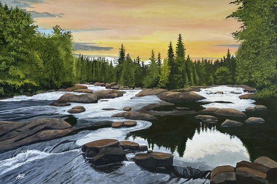 Evening Cascade