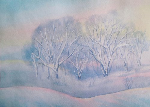 Frosty evening by Julia Gogol