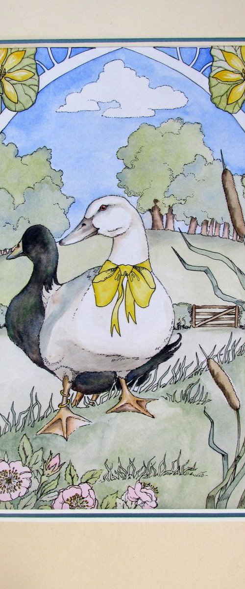'Sunny Day Ducks' by Jane Miller-Robinson BA (Hons)