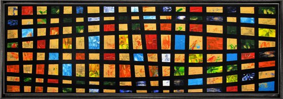 Windows  - Abstract Art - Acrylic Painting - Canvas Art - Framed Painting -  Ready to Hang