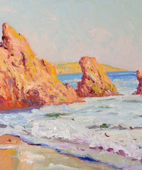 Malibu, Ocean Cliffs by Suren Nersisyan