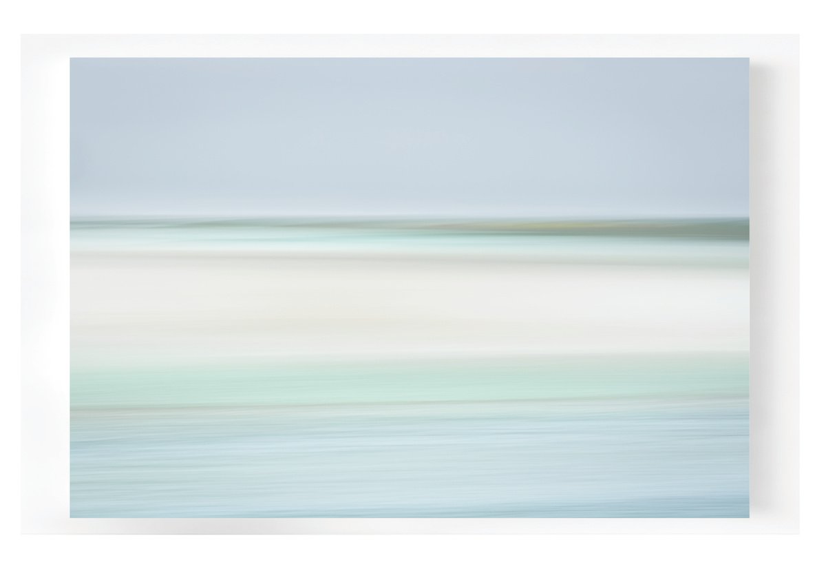 Abstract Landscape Photograph By Lynne Douglas, 64 X 44", Dip Lightly In The Water, Original Artwork