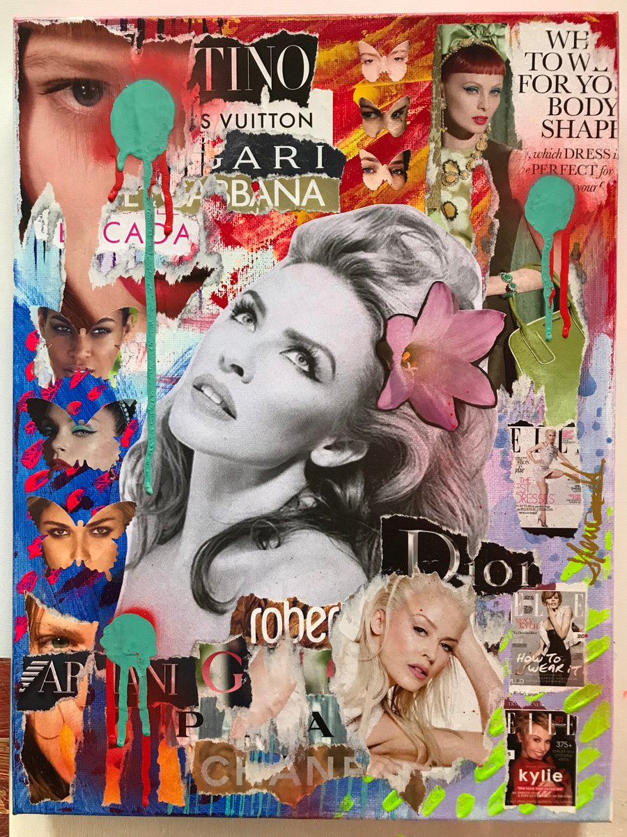 Kylie Minogue Collage: Hernan Reinoso | Artfinder