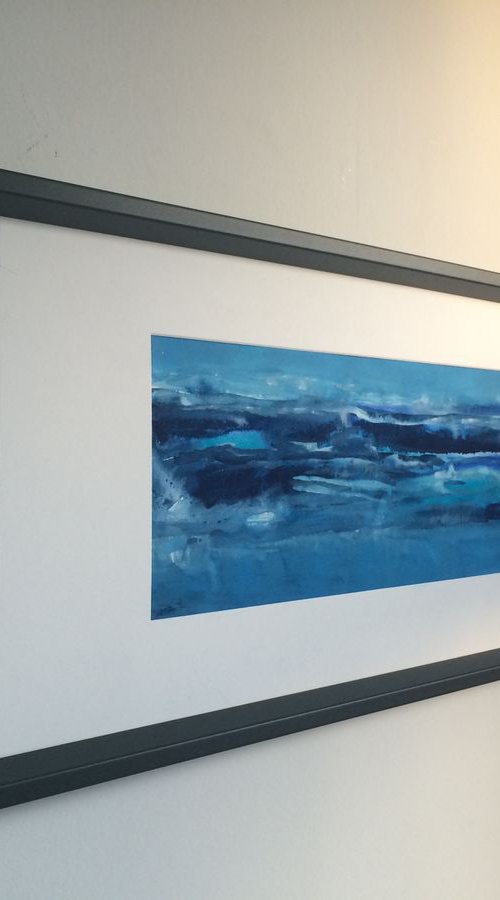 Lost in the Blue - Abstract Seascape by Gesa Reuter