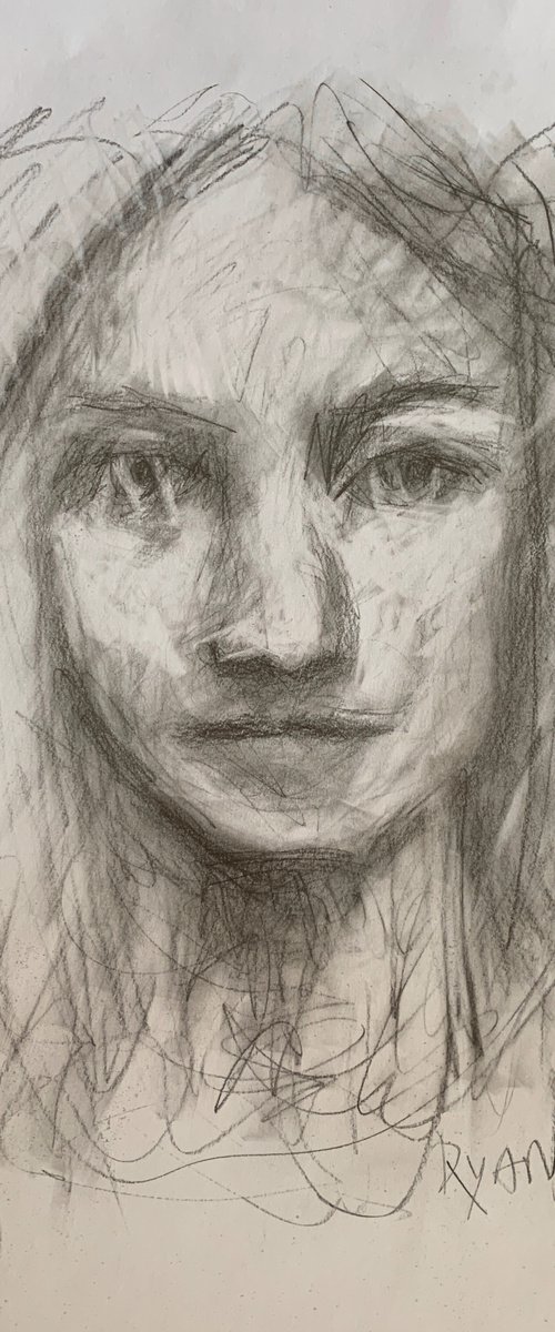 Drawing of Girl by Ryan  Louder