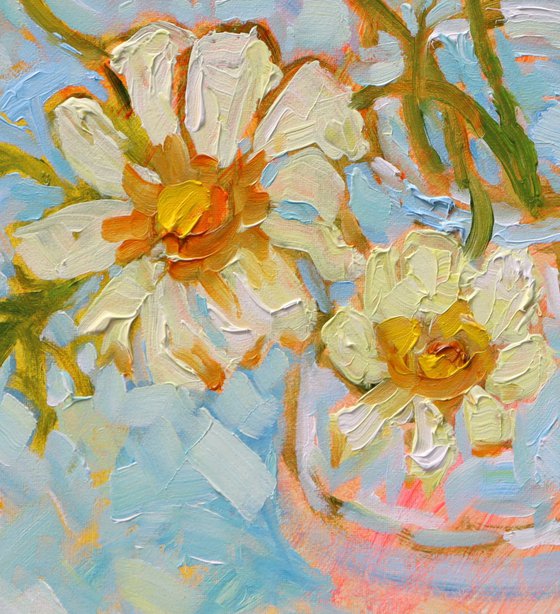 Spring Garden Flowers #4 In a Jam Jar