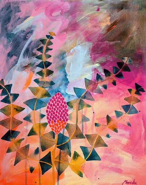 Lone Banksia by Marinka Parnham