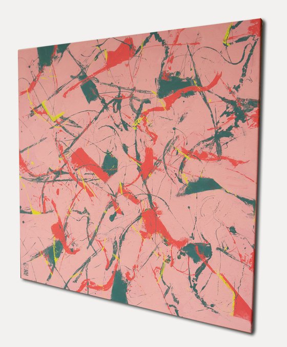 Fragments pink square