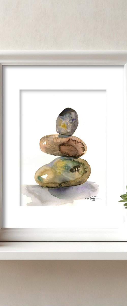 Meditation Stones 15 by Kathy Morton Stanion
