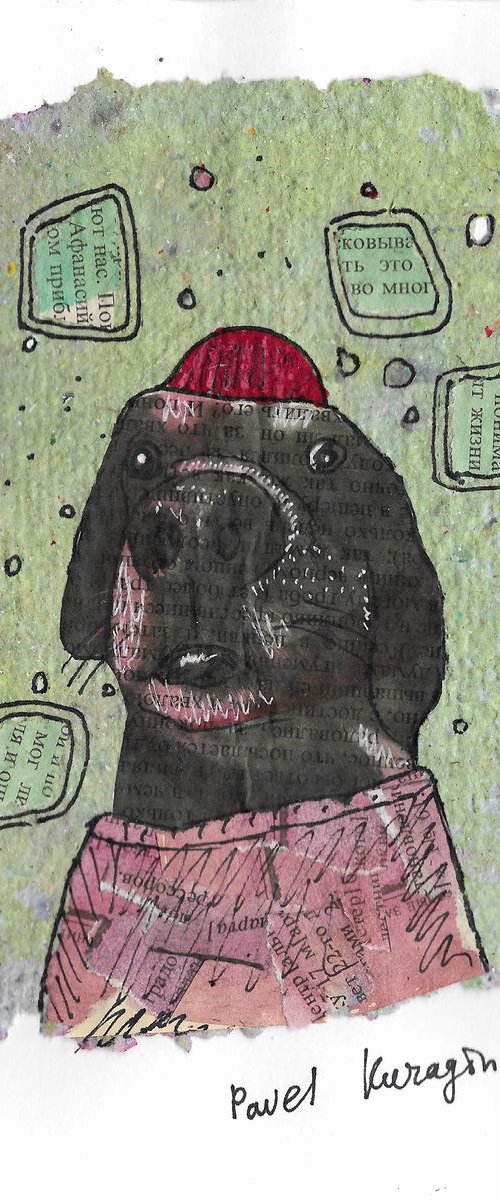 Dachshund Pope by Pavel Kuragin
