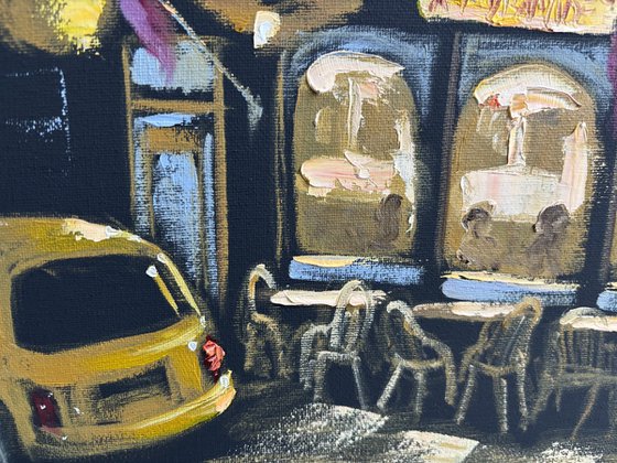 Night Glow in Dalen. PleinAir