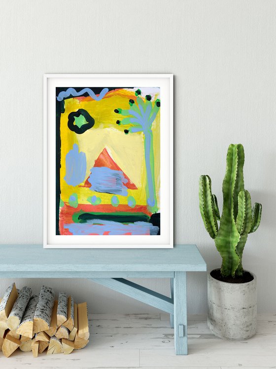Palm and Pyramid