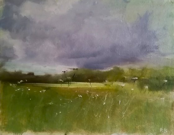 Clouds over Strawberry Hill