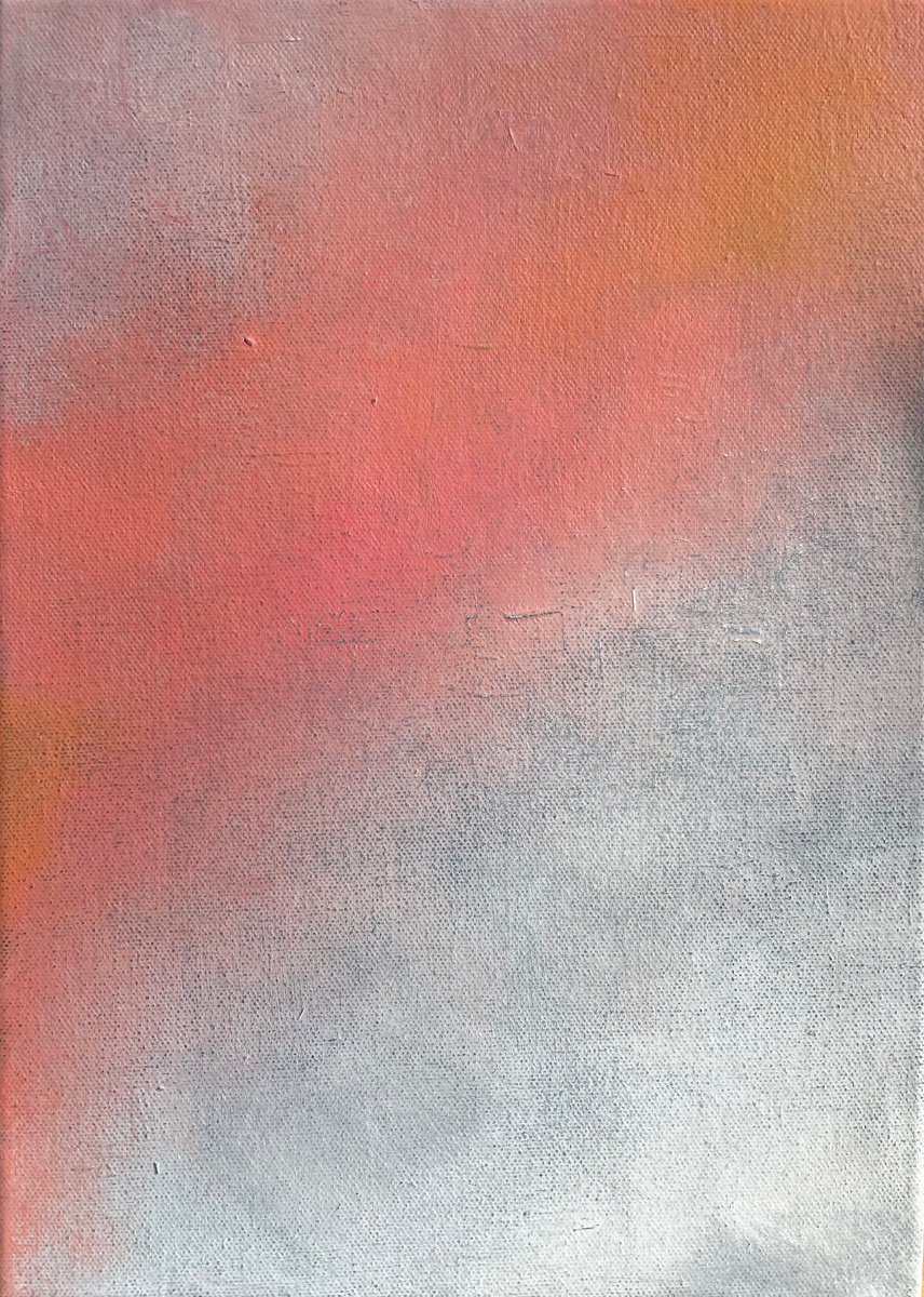 Abstract Oil Painting By Flora Butler, 10 X 14, Kissed By The Sun, Original Artwork