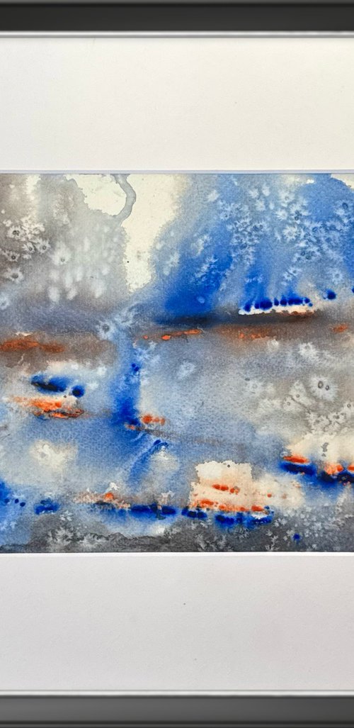 Summer rain Abstract landscape by Yuliia Sharapova