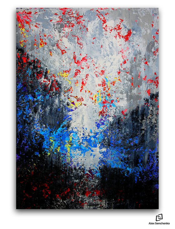 150x100cm. / abstract painting / Abstract 1143