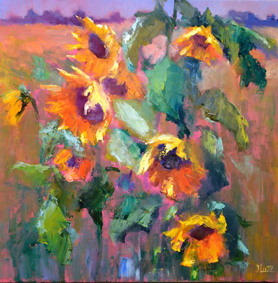 Expression with sunflowers