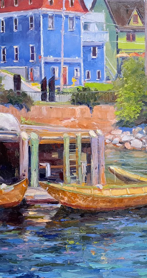 Lunenburg dories (16x20x1.5") by Alexander Koltakov