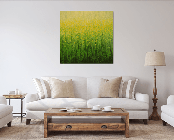 Yellow Blooms - Color Field