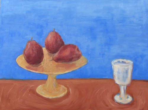 Red pears by Elena Zapassky
